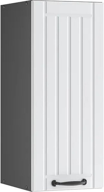 Vicco Hängeschrank Fame-Line Küchenschrank im Landhausstil, Weiß/Anthrazit, Breite: 30 cm - Bild 2