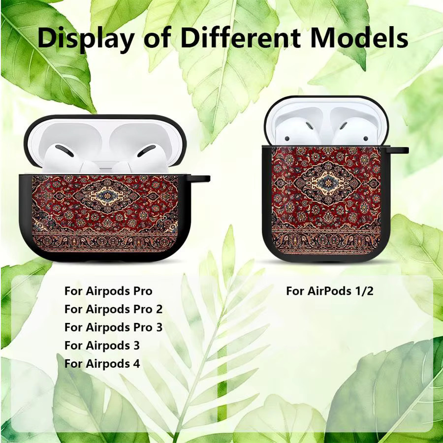 Schutzhülle mit persischem Teppichmuster für Apple AirPods Pro 1, 2, 3 und 4 - Bild 6