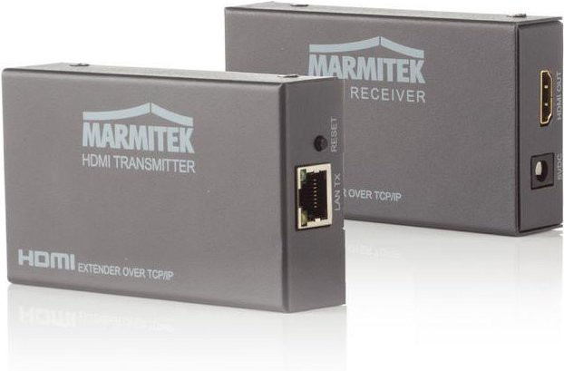 Marmitek MegaView 90 A/V Transmitter & Receiver in Grau mit Full-HD, HDMI und Ethernet/LAN - Bild 1
