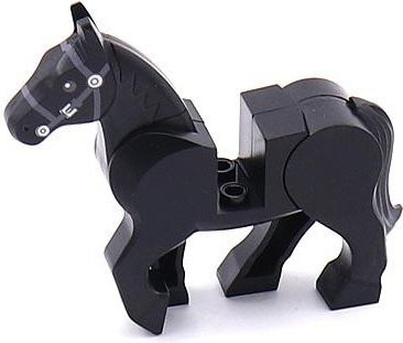 LP GO Kriegspferd Militär Modellbausatz schwarz - Bild 1