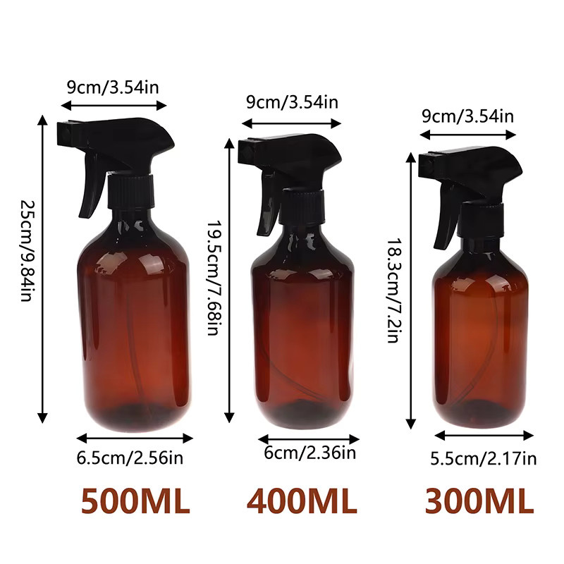 Nachfüllbare Sprühflasche für Pflanzen, Blumen und Kräuter sowie zur Reinigung oder Haarpflege, Volumen: 300 ml, 400 ml oder 500 ml - Bild 3