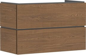 Waschtischunterschrank hansgrohe Xilesa E mit 2 Schubladen und Push-to-Open in Kaschmir, B: 98 cm, T: 47 cm - Bild 1