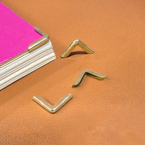 HomeSweet Eckenschützer aus Metall für Scrapbooking und Alben, 50 Stück, Bronze - Bild 2