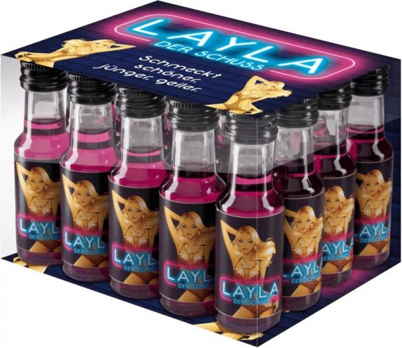 Layla Pflaumenlikör, 20 x 0,02 l - Bild 1