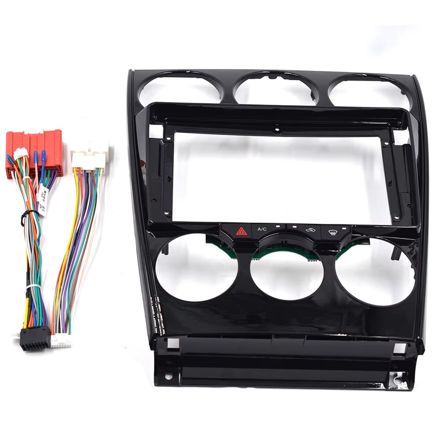 9-Zoll Autorahmen-Blende für Mazda 6 2004–2015 Double Din Stereo-Panel in Schwarz mit Canbus und AC-Kompatibilität - Bild 2