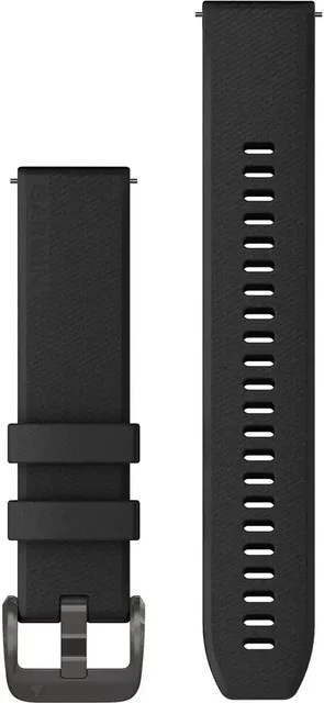 Garmin Uhrenarmband, Silikon, Schwarz, Unisex - Bild 1