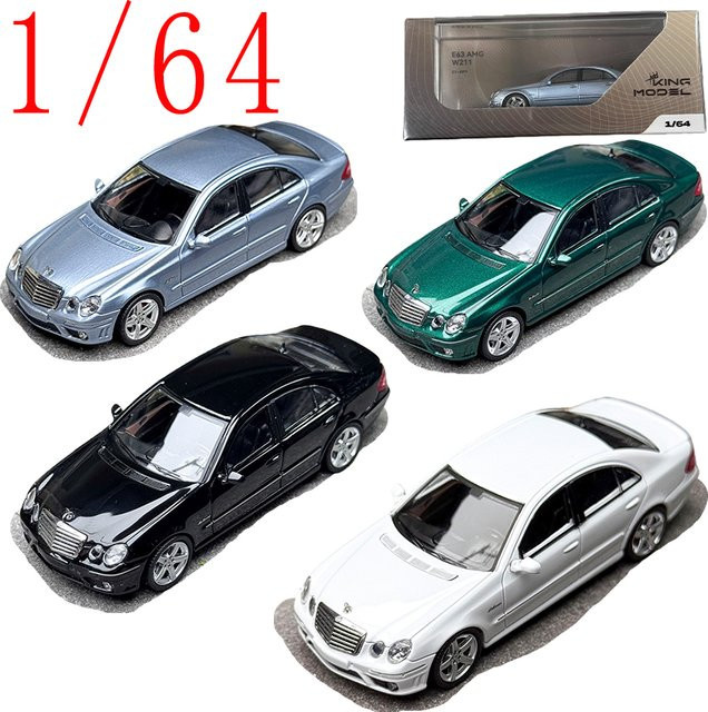 KINGMODEL Mercedes-Benz E63 AMG W211, Automodell, 1:64, Metall - Bild 1