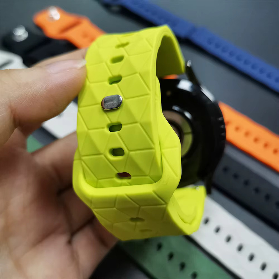 Uhrenarmband Silikon, 22 mm, Bunt, Unisex - Bild 3