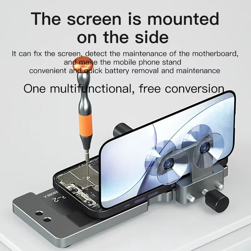 MaAnt QP-2 Universal Telefon Bildschirm Separator Leuchte Multifunktions-Heizung in Silber zum Entfernen und Zerlegen von Telefon-Rückabdeckungen - Bild 3