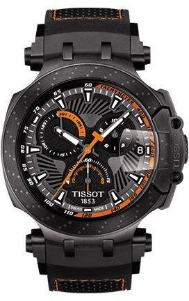 Tissot Armbanduhr, Quarz, Edelstahl, Kautschuk, Schwarz, Herren - Bild 1