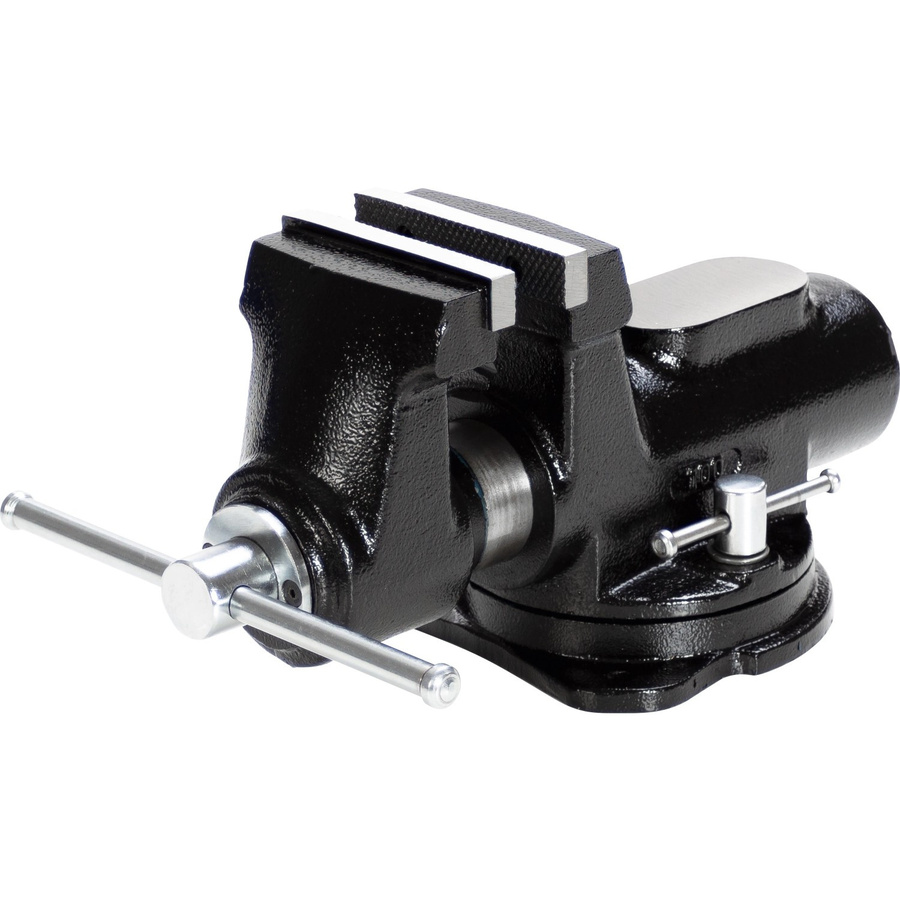 LUX-TOOLS Schraubstock SST-100 D Comfort aus Gusseisen in Schwarz - Bild 2