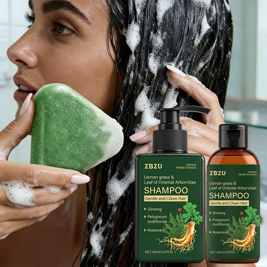 Uisman Shampoo Gras- & Zypressenblatt, 3er-Pack, für fettiges Haar, Unisex - Bild 3