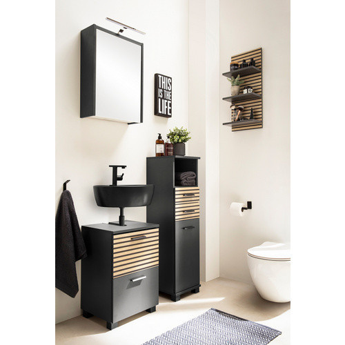 Schildmeyer Highboard Katta Anthrazit B/H/T: 59,8 x 110,5 x 32,6 cm - Bild 4