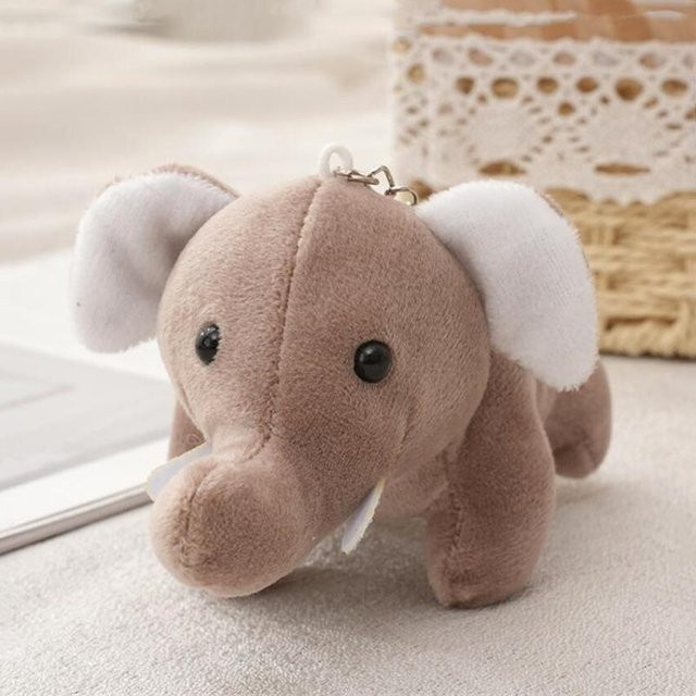 Kidsly Cartoon Tier Plüsch Spielzeug Elefant Giraffe Nilpferd, ab 14 Jahre - Bild 1