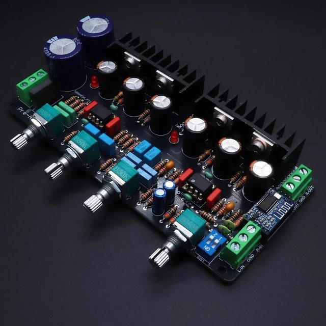GHXAMP Bluetooth Hi-Fi-Vorverstärkerplatine mit Klasse A Parallel Design und Röhren-Sound in Multicolour - Bild 1