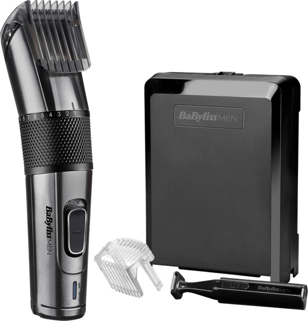 Babyliss Carbon Titanium Haarschneider, Herren, Silber Schwarz - Bild 1