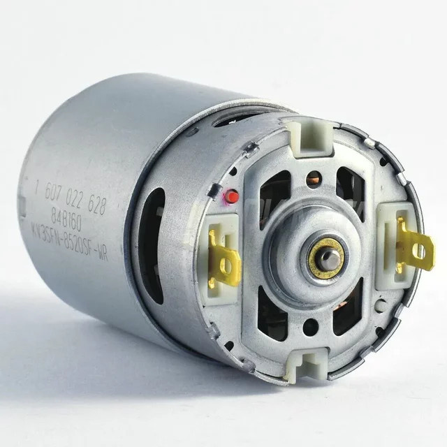Bosch Gleichstrommotor für GSR 10.8 V-LI und GSR 12 Bohrschrauber mit 13 Zähnen in Silber - Bild 1