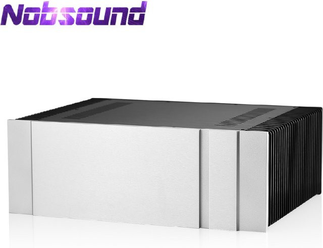 Nob sound DIY Verstärker Gehäuse aus Aluminium, Chassis Box, B/T/H: 430 x 300 x 150 mm - Bild 1