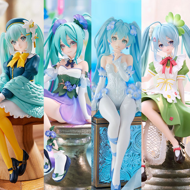 Bandai Hatsune Miku Actionfiguren, Blumenfee, 4-teiliges Set, bunt - Bild 1