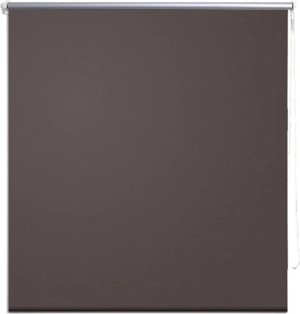 vidaXL Verdunkelungsrollo aus Polyester in Coffee, thermoisolierend, Breite: 80 cm, Höhe: 175 cm - Bild 1