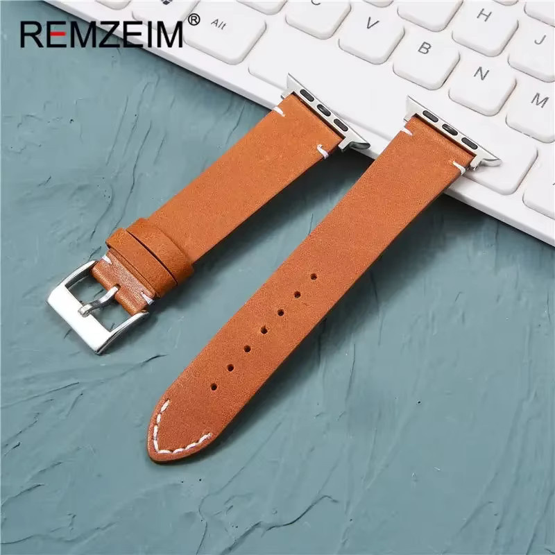 REMZEIM Uhrenarmband Leder, Unisex - Bild 2