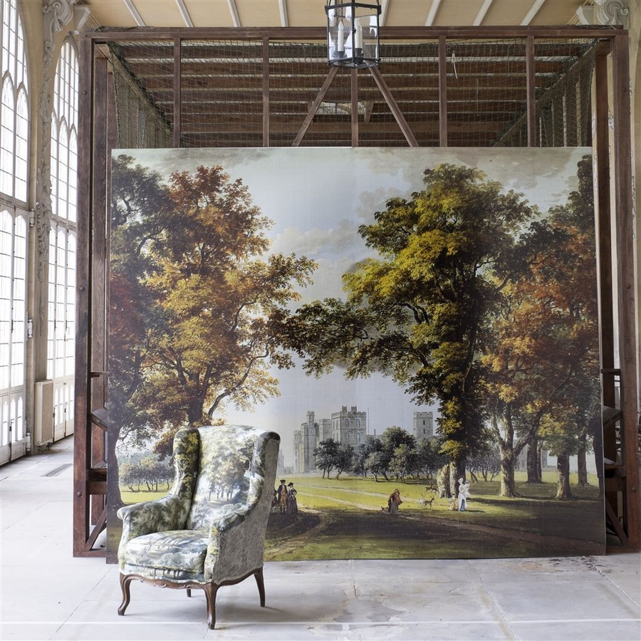 Designers Guild Mural Great Park View Aquarell Wandbild aus Vlies - Bild 3
