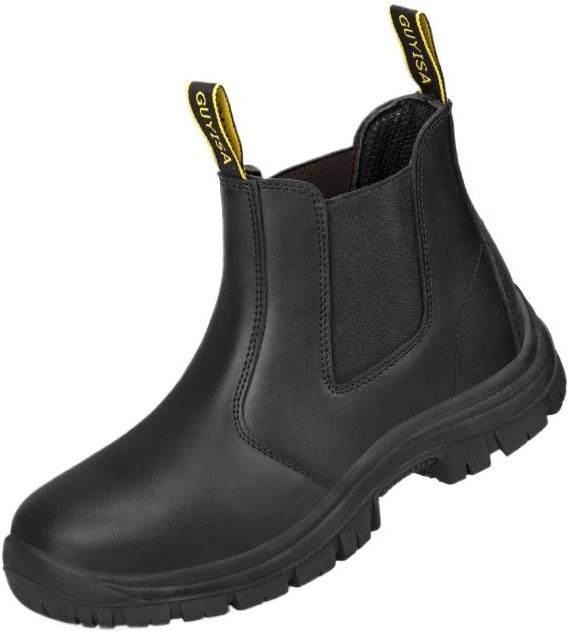 Shoekeeper Arbeitssicherheitsschuhe für Herren aus Rindsleder in Schwarz, Größe 44, mit Schlag- und Durchstichschutz, rutschfest und antistatisch nach EN ISO 20345 - Bild 1