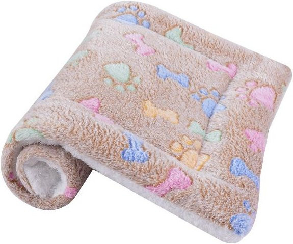 Warme Haustier-Plüschdecke aus Korallenvlies als Katzennest oder Hundedecke, B/T: 32 x 25 cm, in verschiedenen Farben erhältlich - Bild 1