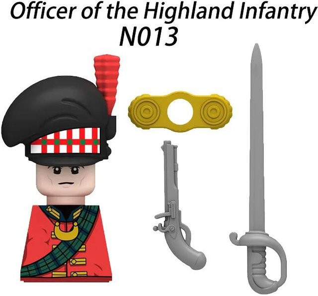 Mittelalterliche Napoleonic War Soldaten Figuren, Britische Französische Füsiliere, ab 14 Jahren - Bild 1