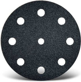 Menzer Klett-Schleifscheiben Ø 125 mm K320, 9-Loch, Farbe Schwarz, VE 50 Stück - Bild 1