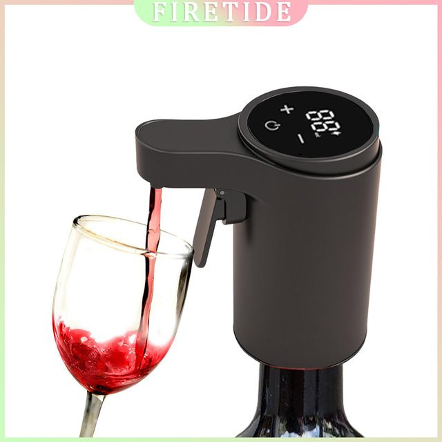 XMSJ Automatischer elektrischer Flaschenpumpenspender für Getränke und Whisky, berührungslos, Schwarz oder Weiß - Bild 1
