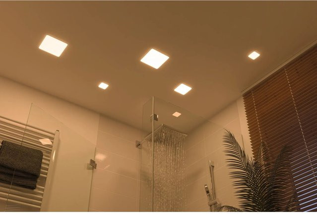 Paulmann Veluna VariFit LED-Einbauleuchte eckig, Weiss, B/B/H: 12,5 x 12,5 x 3,1 cm - Bild 3