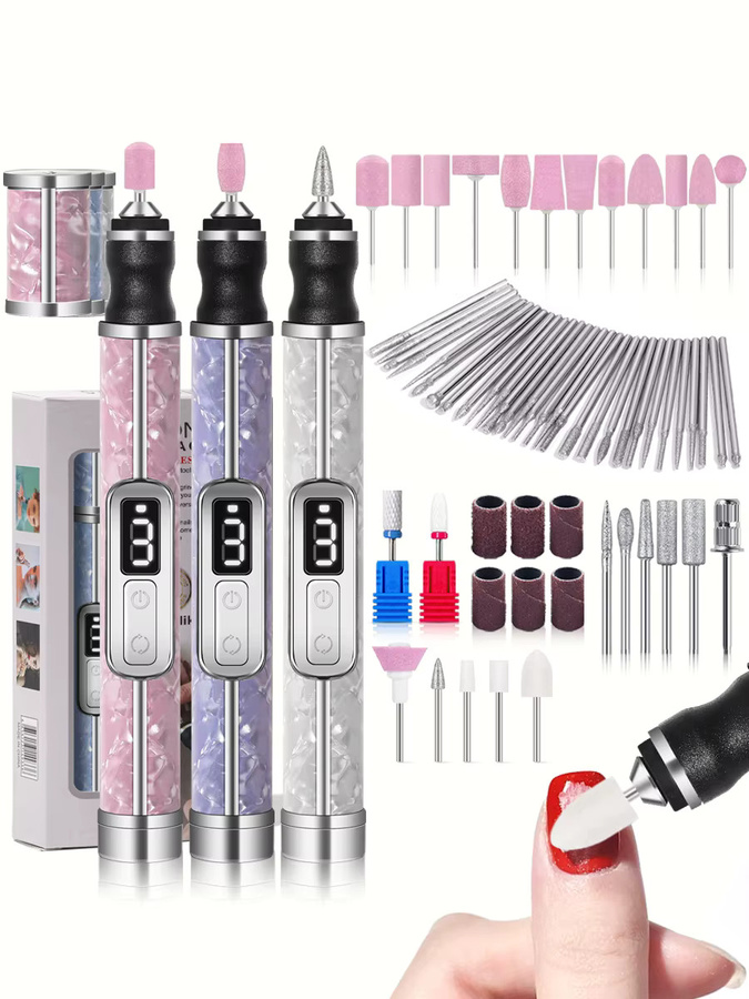 YIKOOLIN Elektrisches Nagelbohrer-Set, Unisex - Bild 3
