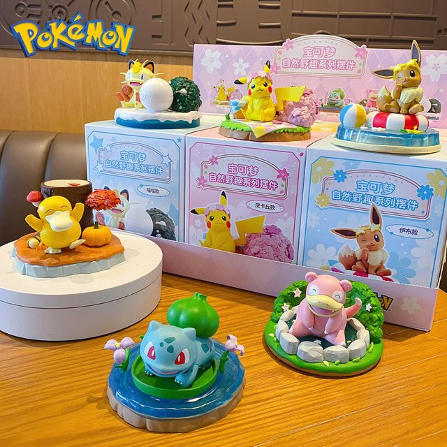 Bandai Pokémon Natur-Abenteuer-Serie Szenenfiguren Blind Box, Einzelfigur - Bild 1