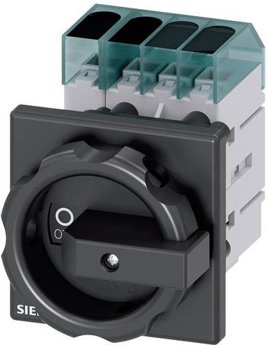 Siemens Lasttrennschalter Schwarz 4polig 25A 1 Öffner 16mm² 690 V/AC 3LD31540TL51 - Bild 1