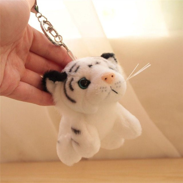 Plüschschlüsselanhänger Tiger, Kinder - Bild 1