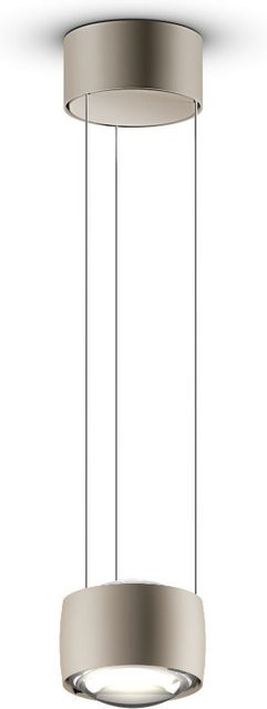 Occhio Sento sospeso up LED-Pendelleuchte in Gold matt mit Sento D Linse und Occhio air Modul, höhenverstellbar von 50 bis 200 cm, warmweiß 2700K - Bild 1