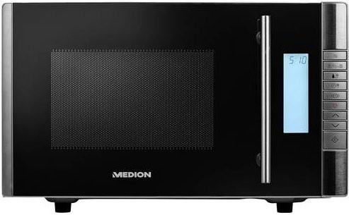 Medion Mikrowelle MD 14482 in Schwarz mit Grillfunktion, 800W und Display - Bild 2
