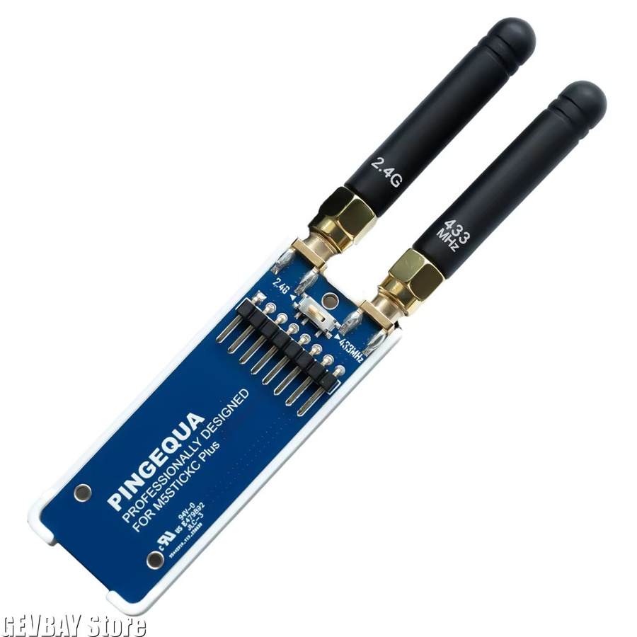 M5Stack RF 2-in-1-Modul für StickC Plus 1.1 & 2, unterstützt NRF24 2,4 GHz und CC1101 433 MHz, kompatibel mit Bruce Firmware, Blau - Bild 3