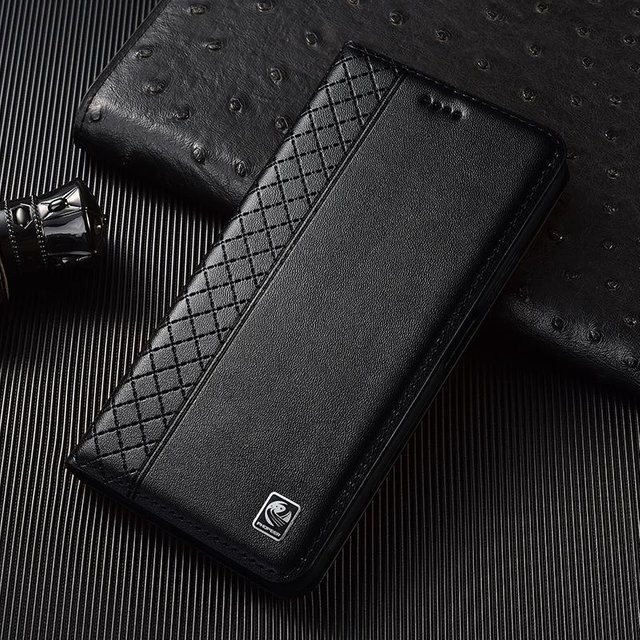 Napa Echtleder Flip Case für Motorola Moto Edge 60 60S 50 40 30 20 Neo Ultra Stylus Fusion Business Handyhülle in Schwarz - Bild 1