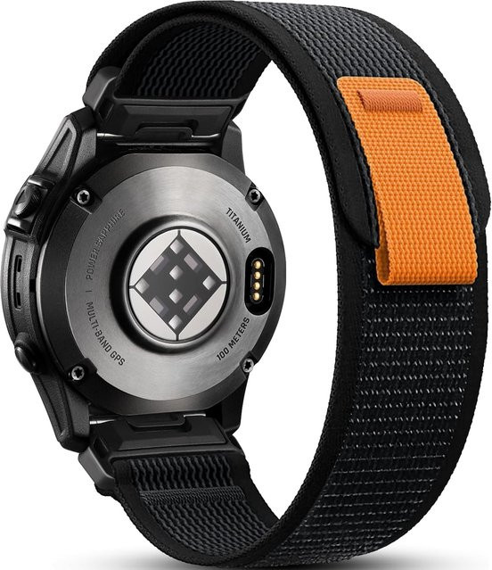 samusak Uhrenarmband Nylon-Loop-Band, Schwarz, Unisex - Bild 1