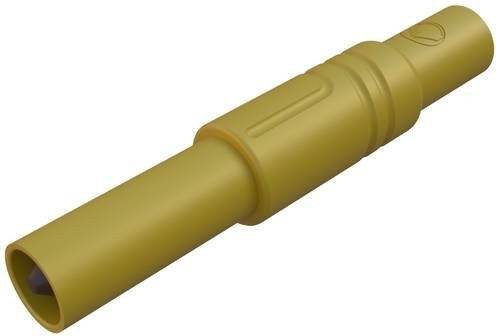Hirschmann Test & Measurement LAS S G Sicherheits-Lamellenstecker, gerade, Stift-Ø: 4mm, Gelb - Bild 1