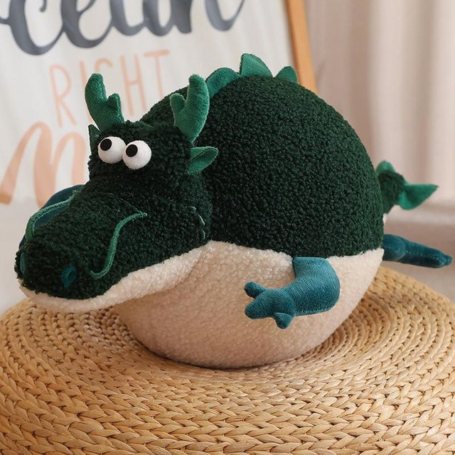 Pangcangshu Cartoon Drachen Plüsch Wurfkissen, Plüschtier, 80cm - Bild 1