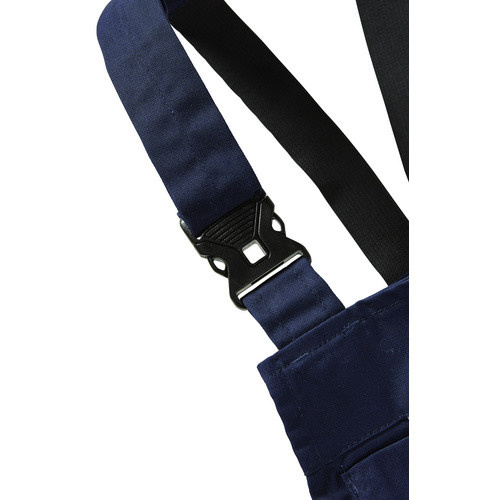 safety and more Latzhose EXTREME in Marineblau/Schwarz, Größe XXL, aus Polyester-Baumwoll-Gemisch mit Reflexstreifen - Bild 3