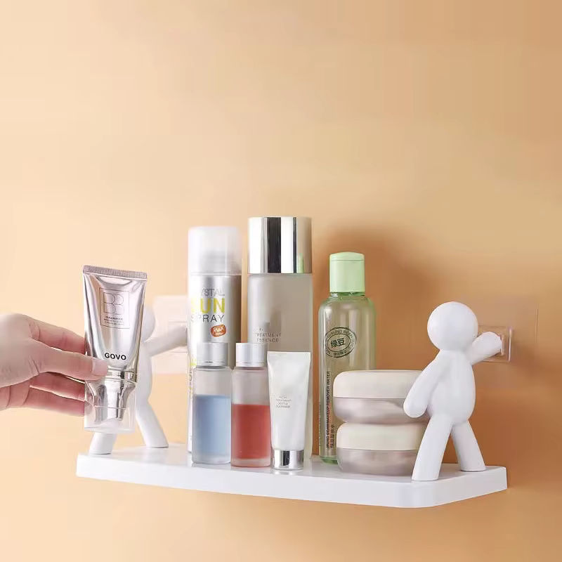 PGY Wandhalterung für Badezimmer und Küche aus Kunststoff als Organizer für Kosmetik und Haushaltszubehör - Bild 3