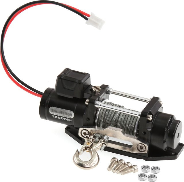 RS RC Motor Metall Simulierte Winde, Zubehör, Schwarz - Bild 1