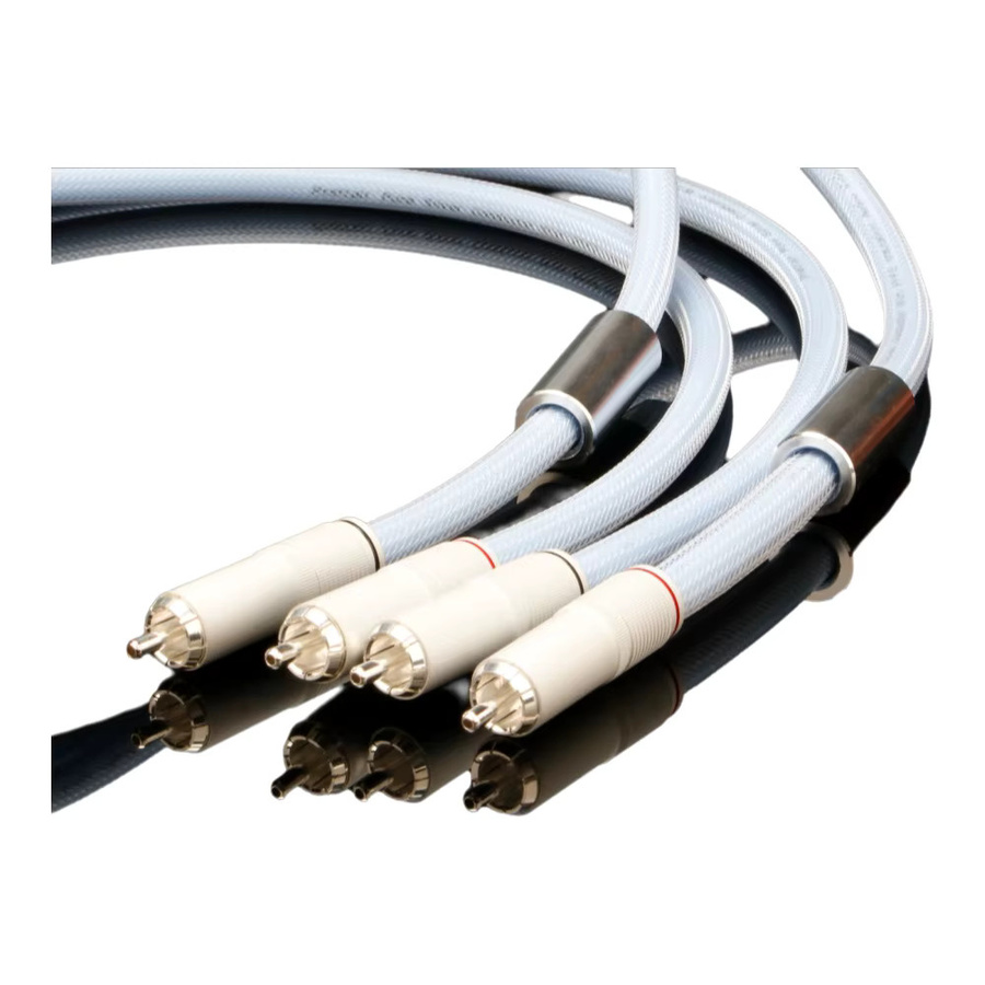 Preffair RCA-Signalkabel aus 5N reinem Sterlingsilber in Silber - Bild 6