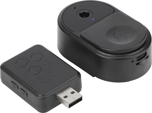 OutsideWorld WiFi Video Türklingelkamera Smart Home Drahtlose WLAN-Videoüberwachung in Schwarz - Bild 1