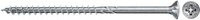 Fischer Power-Fast II Spanplattenschraube mit Senkkopf, verzinkt, Farbe: Silber/Blau, Durchmesser: 6,0 mm, Länge: 70,0 mm - Bild 1