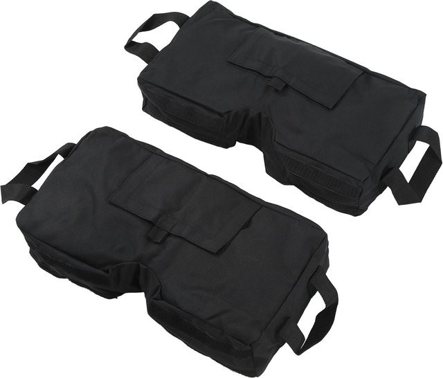 Fishine Schirmständer Sandsack Set aus wasserdichtem Polyester in Schwarz, 2 Stück - Bild 1